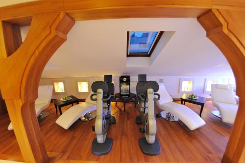 Fitness centrum a/nebo fitness zařízení v ubytování The Bonerowski Palace Boutique Hotel