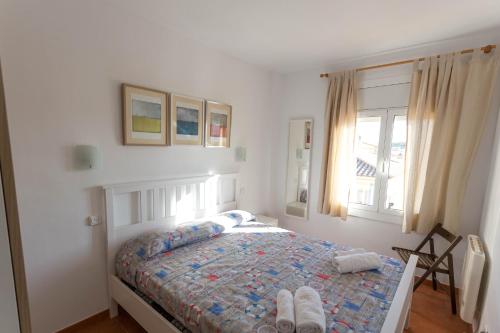 Postel nebo postele na pokoji v ubytování APARTAMENTO PIE DE PLAYA-Wifi free