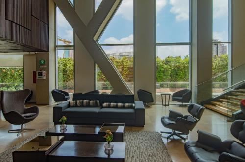 Ruang duduk di Radisson Blu Plaza El Bosque Santiago