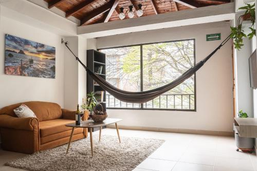 Un lugar para sentarse en Poblado Guest House
