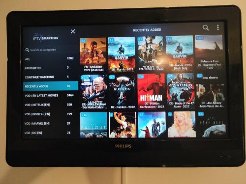 TV a/nebo společenská místnost v ubytování Stan na dan Brcko centar grada