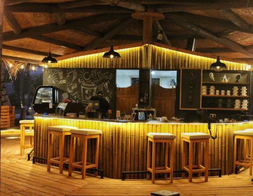 Lounge nebo bar v ubytování SWEET HOME LILY HAWANA SALALAH RESORT- Laguna Apartment