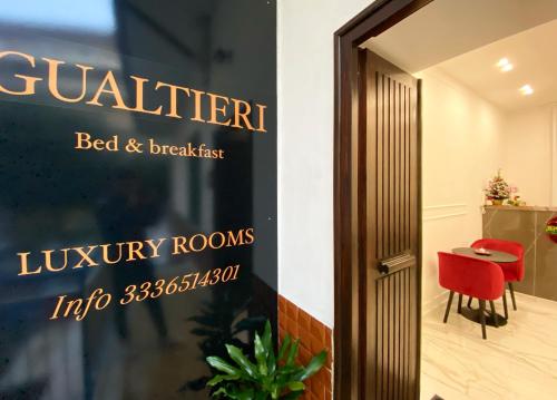 GUALTIERI B&b - LUXURY ROOMS tanúsítványa, márkajelzése vagy díja