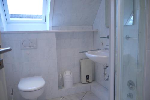 Koupelna v ubytování Melina