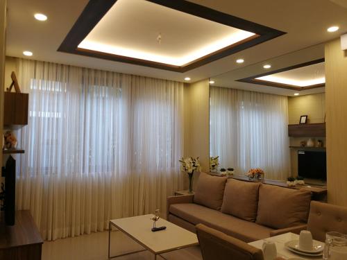 Χώρος καθιστικού στο Adria Residences - Ruby Garden - 2 Bedroom for 4 person