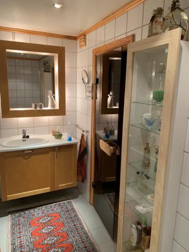 Ванная комната в Apartment City Beitostølen