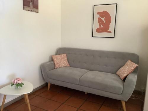 Χώρος καθιστικού στο VILLA ALIZEE Appartement 4