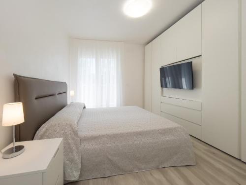 Letto o letti in una camera di Esclusiva Villa Frontemare in Tana della Volpe 2