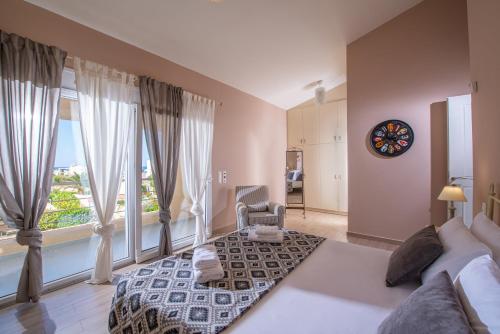 Postel nebo postele na pokoji v ubytování Villa Penelope