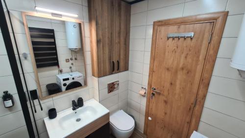 Bilik mandi di Sunny Mountain Apartments - Kopaonik, Serbia, Hotel Sunčana planina