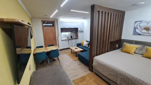 Katil atau katil-katil dalam bilik di Sunny Mountain Apartments - Kopaonik, Serbia, Hotel Sunčana planina