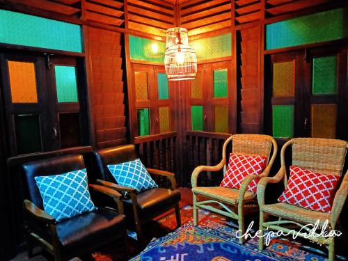 Posezení v ubytování Villa Mak Intan, Che'Pa Village Langkawi