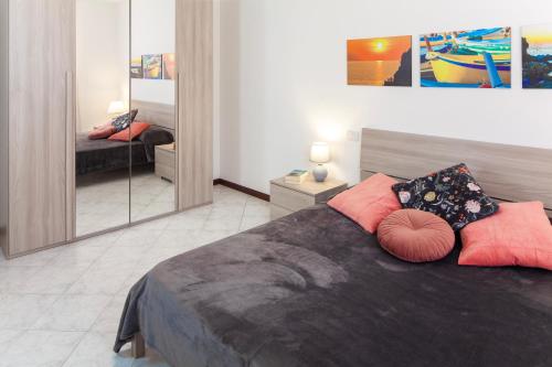 Postel nebo postele na pokoji v ubytování Andrea apartment