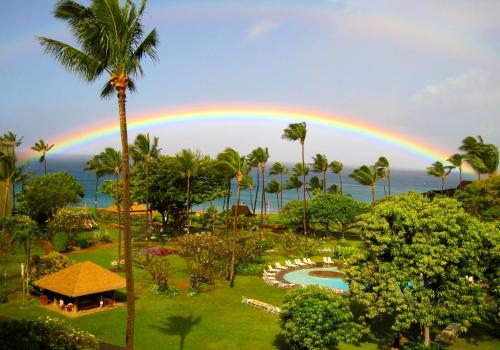 Landskap semula jadi dekat dengan resort