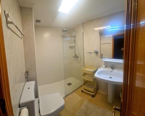 Koupelna v ubytování APARTAMENTO CASTELAO