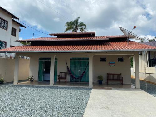 Bygningen som den private indkvartering ligger i