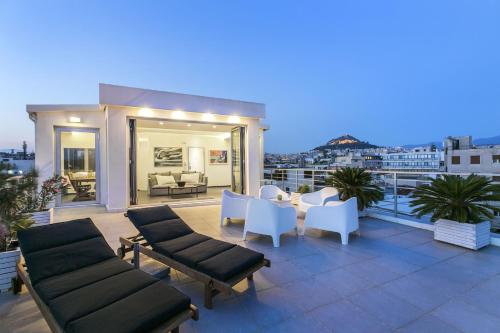 Acropolis Panorama View Penthouse with Private Terraces A Contemporary Parthenon