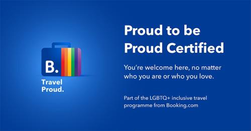 a sign that says proud to be proud certified with a suitcase at Ultracentral Residence 1 in Ploieşti