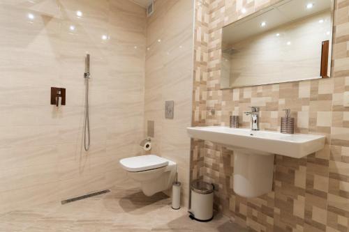 Ένα μπάνιο στο Guest House Velik