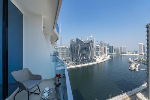 Lush Suite in Business Bay with Burj Khalifa view