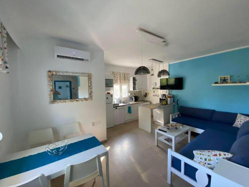 Posezení v ubytování Asprovalta SUNNY HOUSE