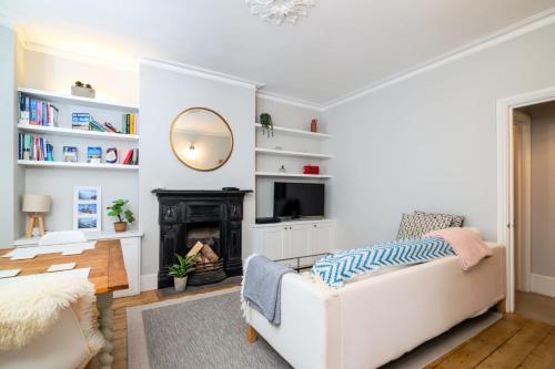 Seating area sa Beautiful & Cosy 1-Bedroom Apartment in Clapham