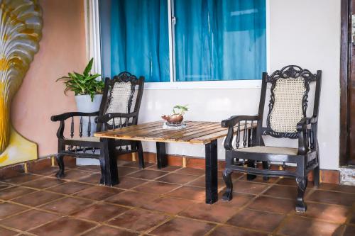 Ruang duduk di Wallama Villa