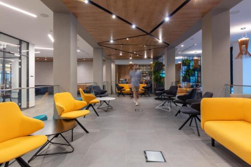 Posezení v ubytování Hotel OTP Balatonszemes