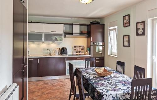 Kuchyň nebo kuchyňský kout v ubytování Nice Apartment In Kastav With Wifi