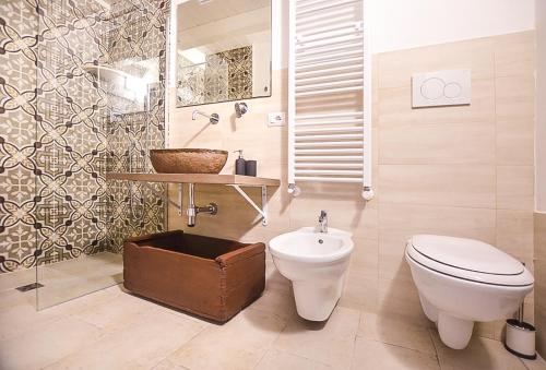 Koupelna v ubytování Masseria Casino Ciomme
