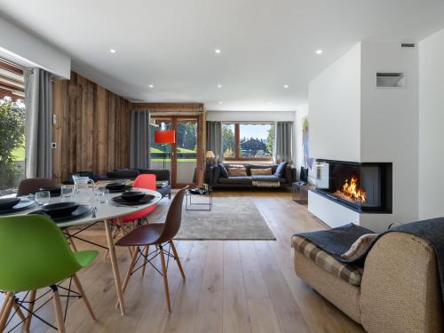 Location Appartement Duplex 2 Chambres - Proche Pistes et Golf à Megève - Terrasse et Parking - FR-1-453-26