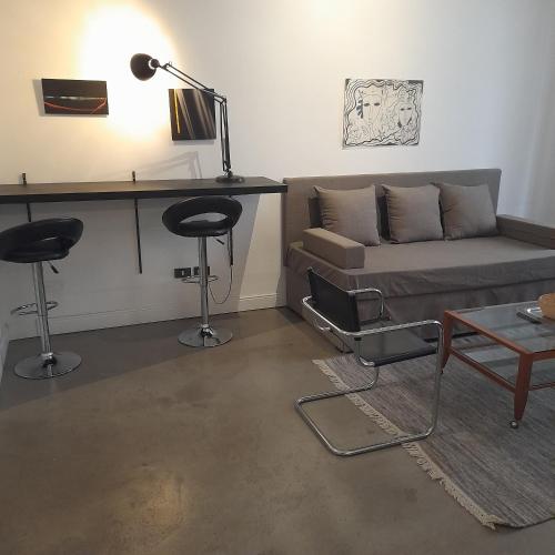 Loft Farnese 1 suite luxury area soggiorno e cucina