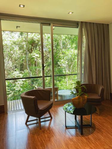 Area soggiorno di Selvaje Lodge Iguazu