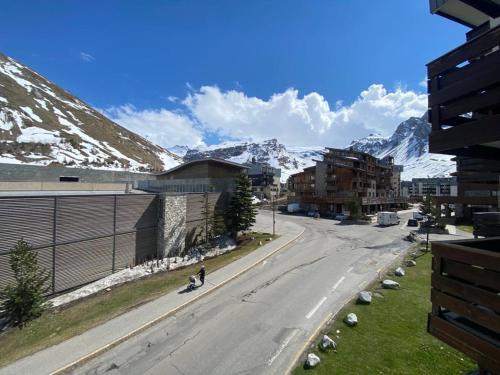 Studio cosy à Tignes, 20m², balcon Sud-Est, vue montagne
