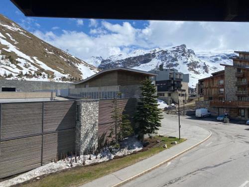 Studio cosy à Tignes, 20m², balcon Sud-Est, vue montagne