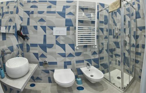 Baðherbergi á B&B Dint 'o core e Napule
