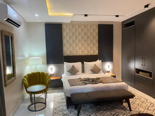 Letto o letti in una camera di Wali's Suites
