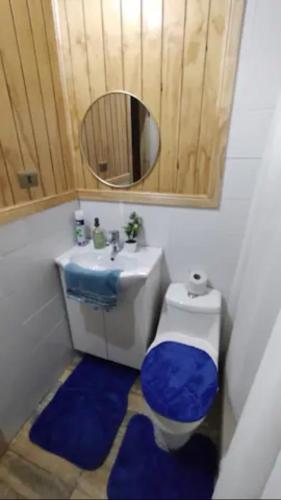 Ein Badezimmer in der Unterkunft Habitación privada, con baño Privado