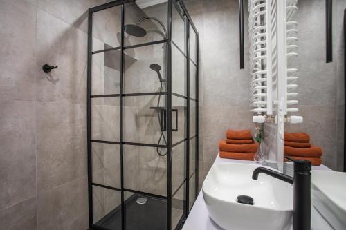 Kúpeľňa v ubytovaní Z Widokiem Apartamenty Świerkowe 10