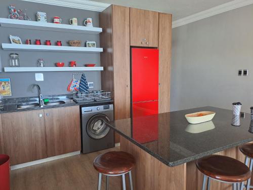 Dapur atau dapur kecil di 501 Beach Club
