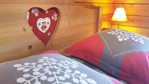 Cama o camas de una habitación en Auberge De Liezey