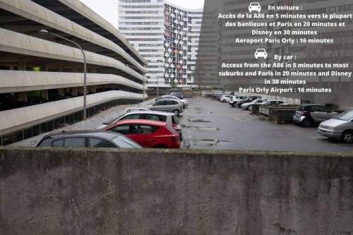 Fotografia z galérie ubytovania Grand 4 pièces +espace bureau à 20 min Paris ! v destinácii Créteil