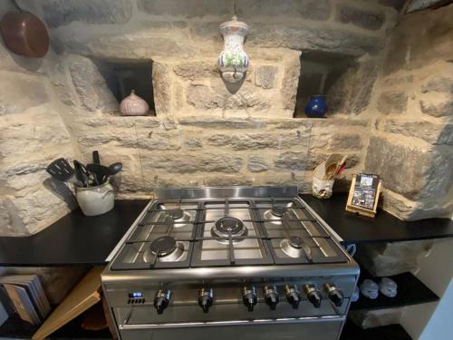 Nhà bếp/bếp nhỏ tại sejour paisible au coeur du morbihan