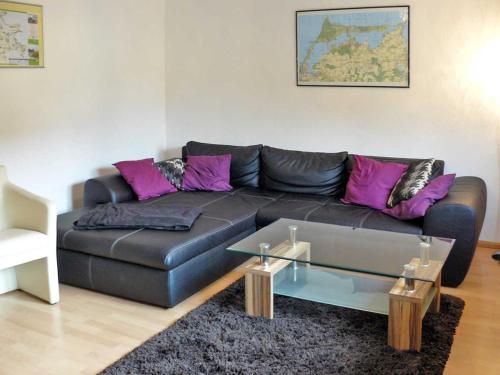 Χώρος καθιστικού στο Ferienwohnung und Suite bei Stralsund
