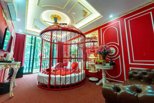 Ruang duduk di King's Hotel Linh Đàm 2