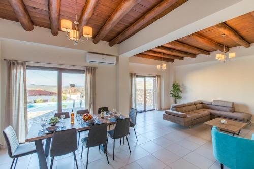 Χώρος καθιστικού στο Apokoronas Views Villa