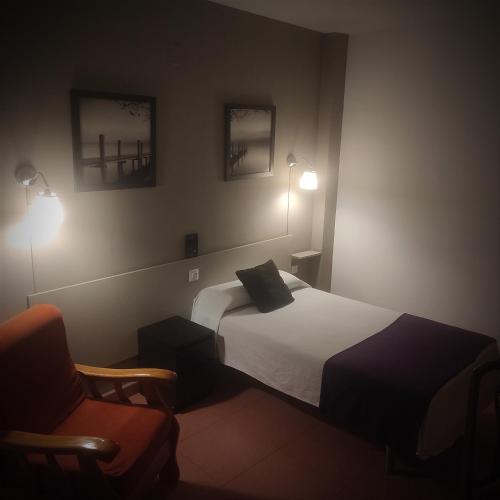 Katil atau katil-katil dalam bilik di Hospedería Hotel Don Quijote