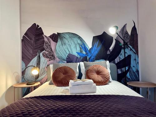 Posteľ alebo postele v izbe v ubytovaní Apartament Helena