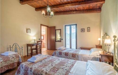 Nice Home In Montefiore Dellaso With Outdoor Swimming Pool, 2 Bedrooms And Wifi
