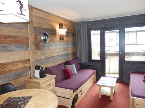 Predel za sedenje v nastanitvi Appartement Avoriaz, 2 pièces, 4 personnes - FR-1-634-67